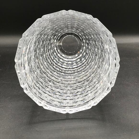 Mikasa Crystal Palazzo 12" Basketweave Pattern Vase Large - Picture 5 of 8